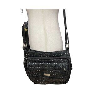 E.T.A. Black/White Travel Cross Body